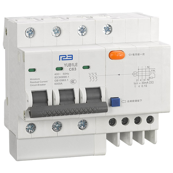 Hot New Products Smart Rcbo - Miniature circuit breaker YUB1LE-63/3P – One Two Three